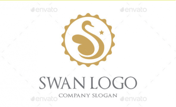 envato logo design swan x