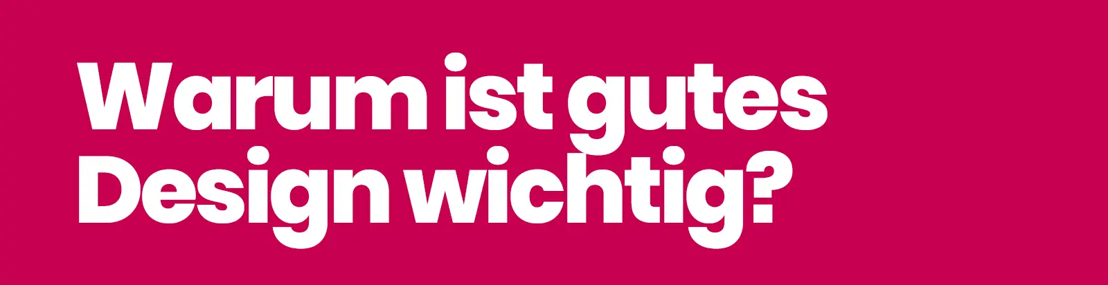 gutes webdesign wichtig