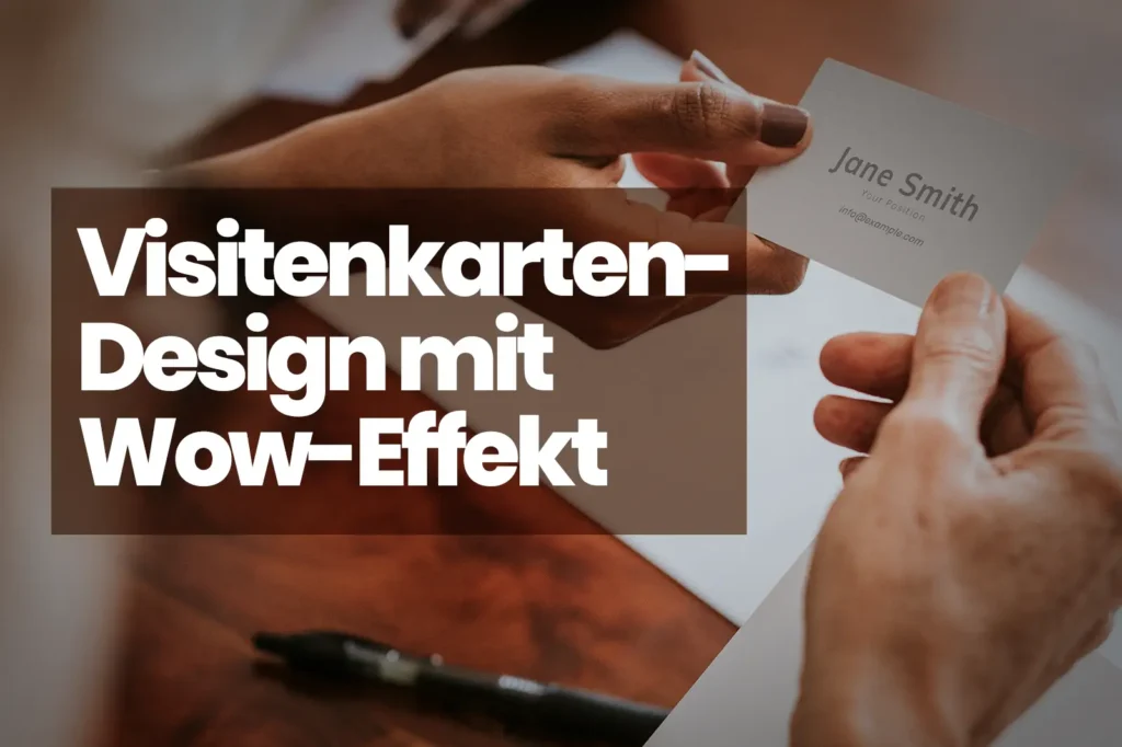 visitenkarten design gestaltung